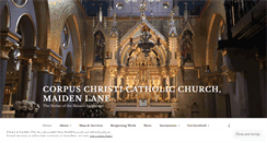 Desktop Screenshot of corpuschristimaidenlane.org.uk